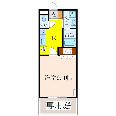 渡瀬駅 徒歩26分 1階の物件間取画像